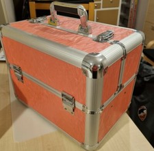 Valigetta beauty rosa alluminio