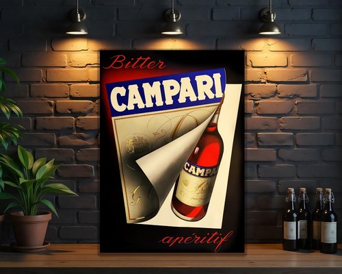 Insegna vintage bitter campari - bitter,
