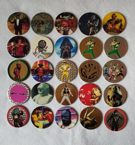 Power rangers caps pog entra - caps, e