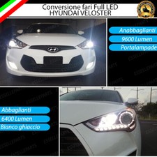 KIT FULL LED HYUNDAI VELOSTER ANABBAGLIANTI ABBAGLIANTI CANBUS BIANCO XENON