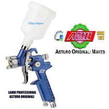 ASTURO Mini Aerografo H-2000 HVLP Professionale bassa pressione 125cc  ASTURO