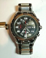 OROLOGIO UOMO FOSSIL BLUE CH-2470 CRONOGRAFO ACCIAIO 10ATM