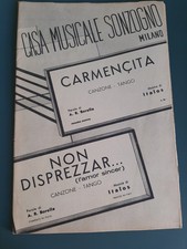 Casa Musicale Sonzogno - Carmencita -  Non Disprezzar