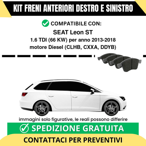 Pastiglie freno anteriori per - freno,