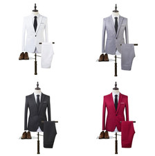 Tuta uomo casual 2 pezzi slim