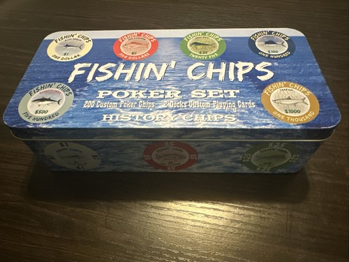 Fishin chips poker set - fishin',