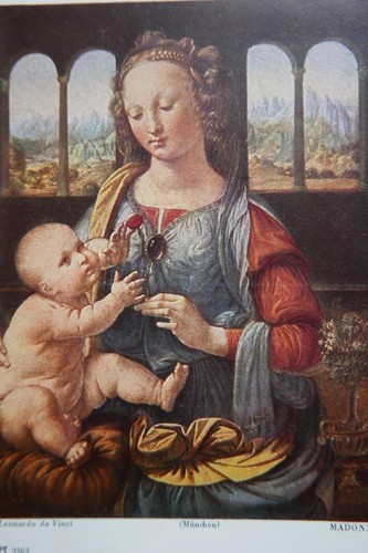 Cartolina artistica maria - artistica,