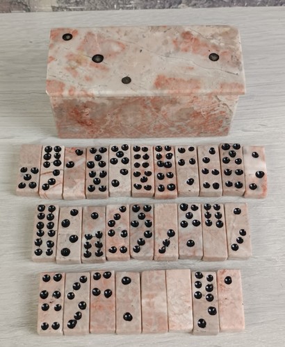 Domino vintage marmo rosa - domino,
