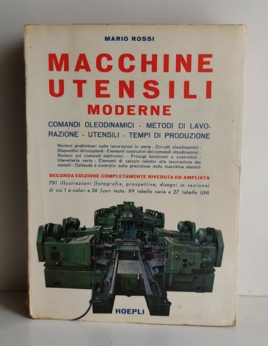 Macchine utensili moderne - utensili,
