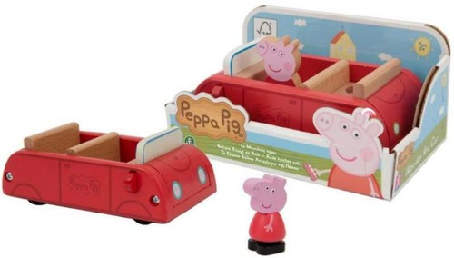 Peppa pig auto legno pers - peppa,