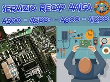 RECAP Servizio di sostituzione condensatori  Amiga - A500 - A500+ - A600 - A1200