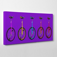 Unicycle - Framed Canvas Art
