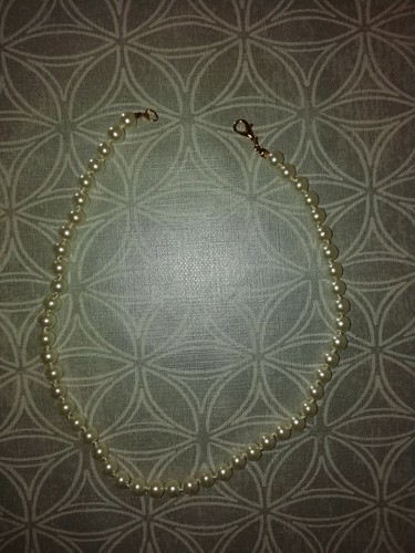 Collana perle finte vintage - finte,