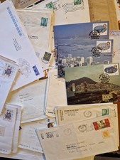 Francobolli Su Busta. Accumulo