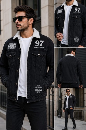 Giacca camionista uomo - , nera
