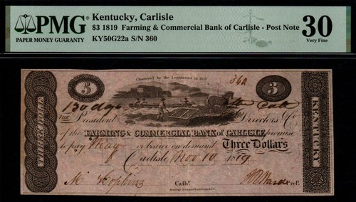 Banconota dollari 1819 - banconota,