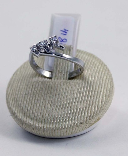 Anello trilogy oro 18kt - trilogy, con