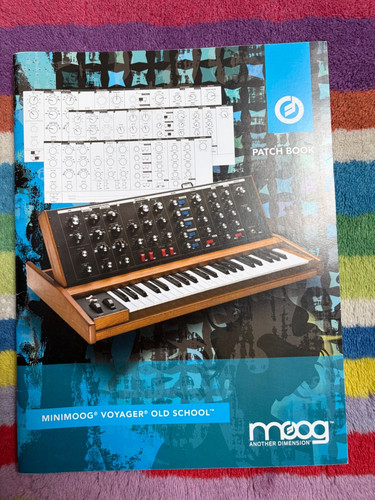 Moog minimoog patchbook - moog,