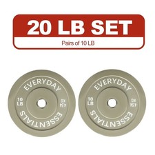  Bumper Weight Plates, 10 lb