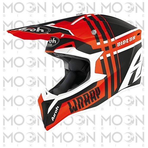 Casco cross airoh wraap broken - cross,