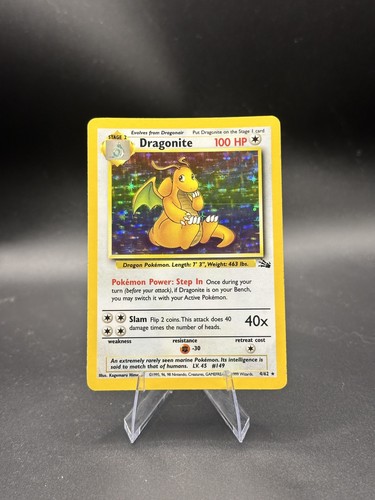 Dragonite holo rare - dragonite, 4/62