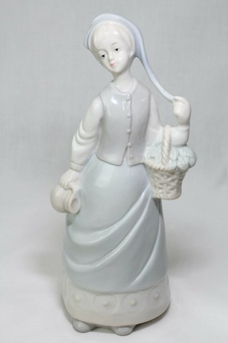Statuina porcellana donna - statuina,