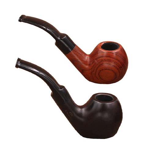 Bent flat bottom red - bent, red/ebony