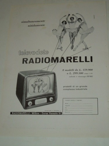 Pubblicita vintage anni 50 - vintage,