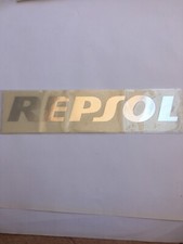 ADESIVO-sticker REPSOL  Argento   Per Moto Anni 90