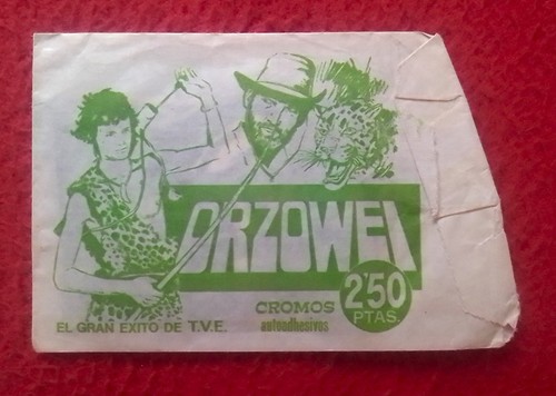 Sobre cromos sin abrir - sobre,