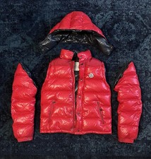 Moncler piumino rosso - piumino,