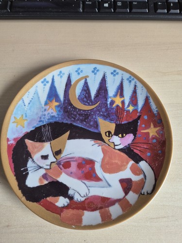 Rosina wachtmeister cat plate - rosina,