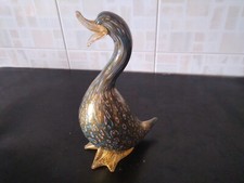  Statuina ANATRA in vetro di