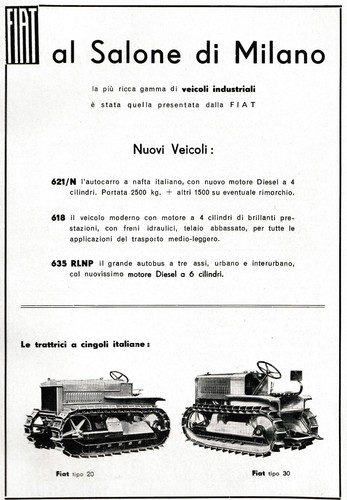 Pubblicita 1934 fiat - pubblicita', veicoli