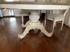 Tavolo Shabby Decapato In rovere 150 cm altezza 76.5 cm. Volendo Anche 6 Sedie