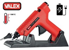 PISTOLA TERMICA TERMOCOLLANTE RICARICABILE X COLLA A CALDO 80W MAX. 190°C "VALEX