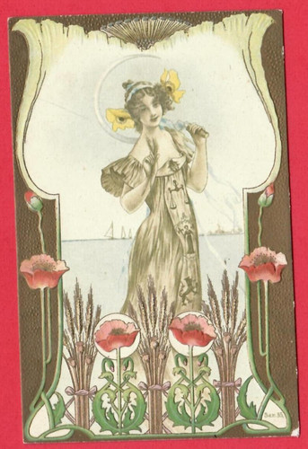 Art nouveau signora - art,