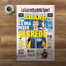 Gazzetta Dello Sport 9 Giugno 2023,Zhang,La Mia Inter Ci Crede,Cagliari-Bari 1-1