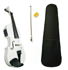 Violino bianco acustico ed - violino,