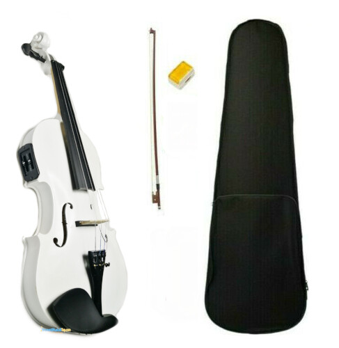 Violino bianco acustico ed - bianco,