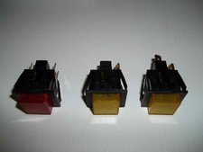 nr,3 tasti per macchina caffe rosso e giallo lotto espresso