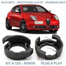 2 ADATTATORI Alfa Romeo Mito Portalampada KIT LED-XENON H7 Montaggio Supporto PV