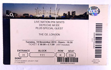 Depeche Mode Ticket Original