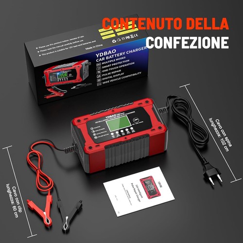 Caricabatterie auto 10a 12v - 10a,