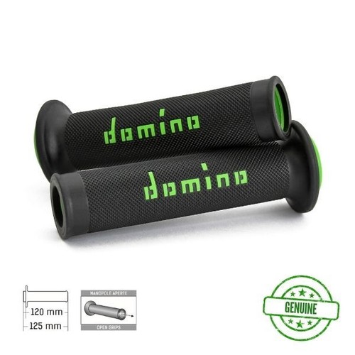 Manopole domino nero - nero, verde