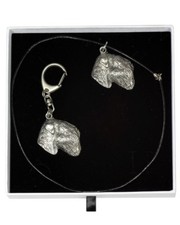 Art Dog Set Cane Terrier Nero