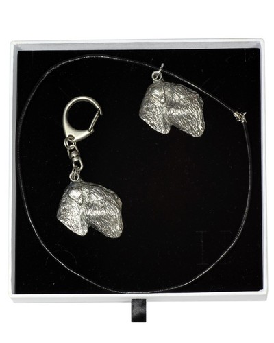 Art dog set cane terrier - terrier, nero