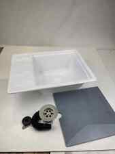 DX Scarico Acrilico Onda Bianca Camper Camper Barca Catering NUOVO