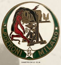 APPARECCHI FOTOGRAFICI L.PISERONI MILANO DISTINTIVO PUBBLICITARIO LIBERTY