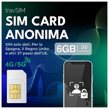 SIM Anonima già attiva 6 GB